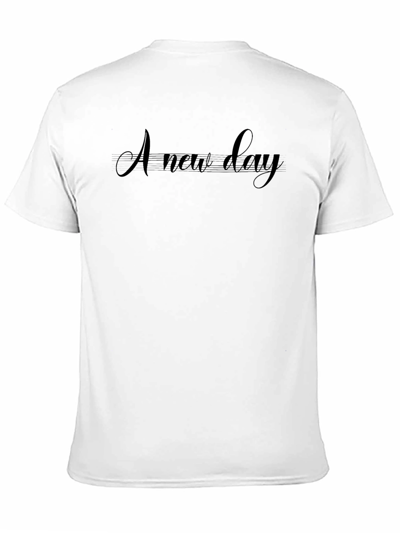 A New Day Black Graphic Tee