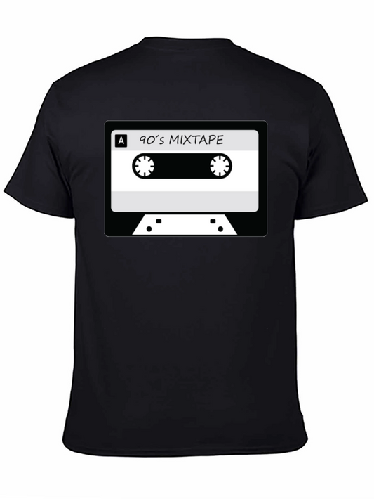 90s Mixtape Graphic Tee - Retro Cassette T-Shirt