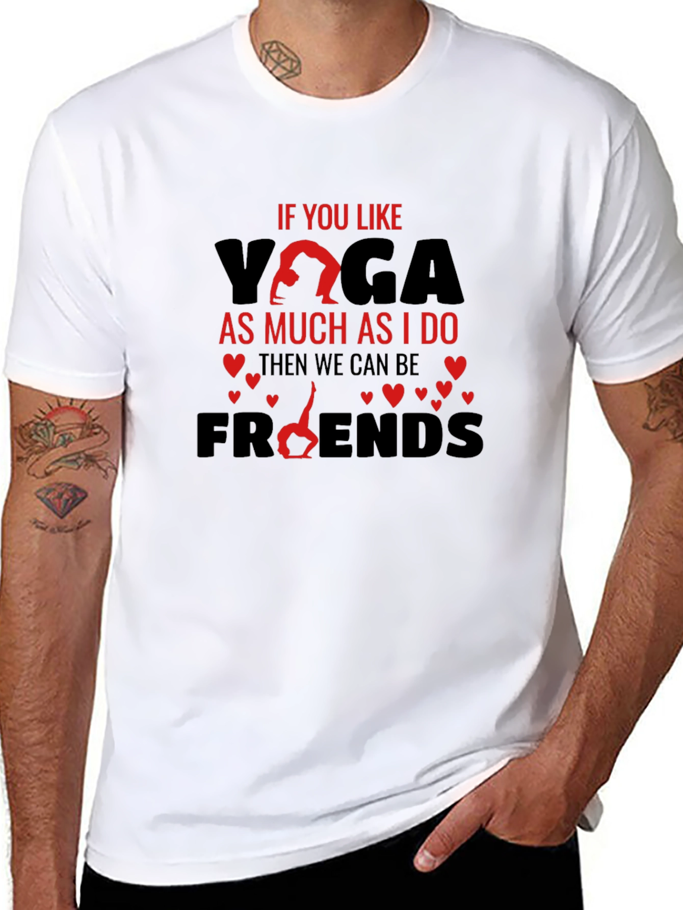 Yoga Lover T-Shirt -  Friends Theme