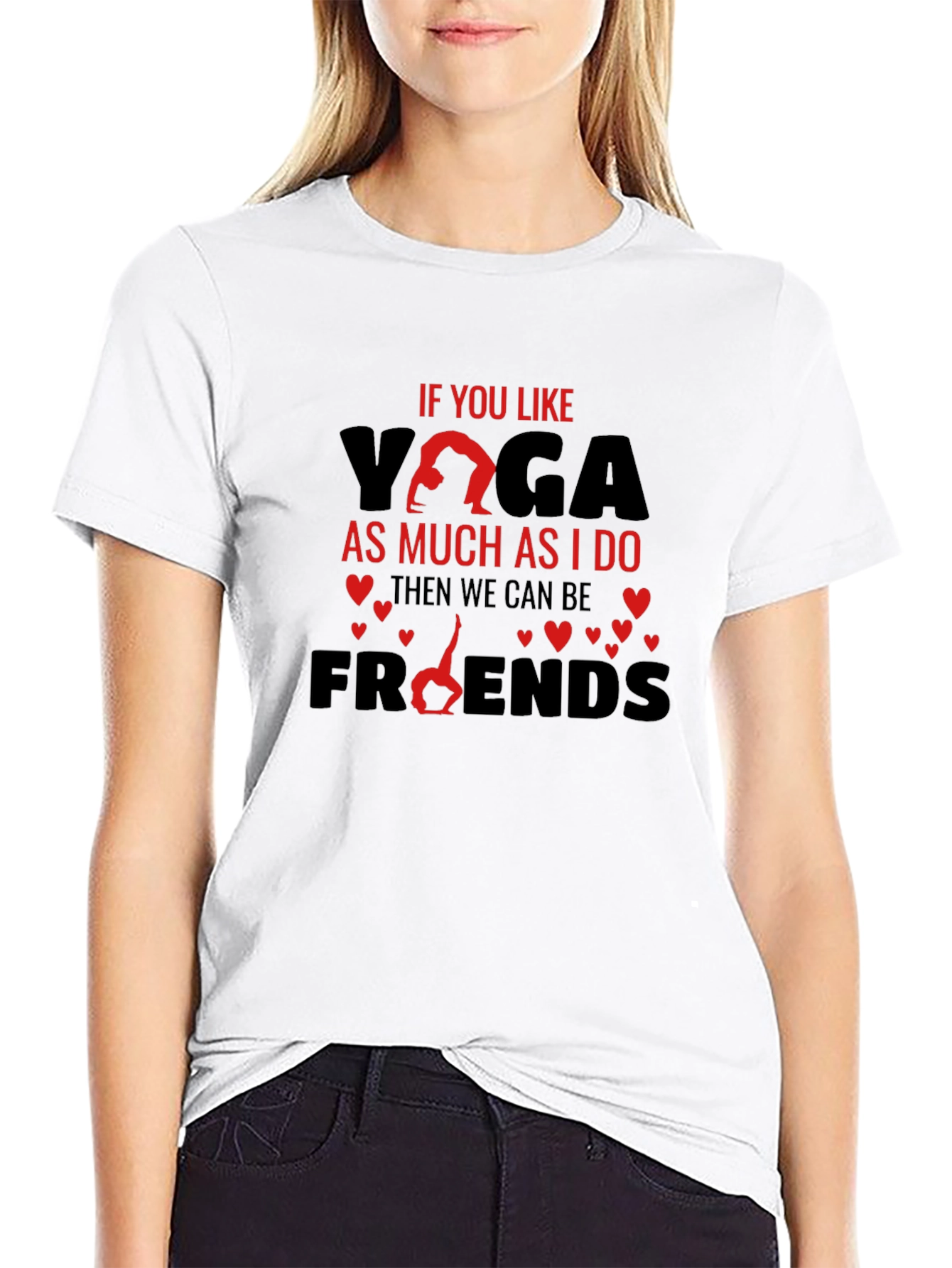 Yoga Lover T-Shirt -  Friends Theme