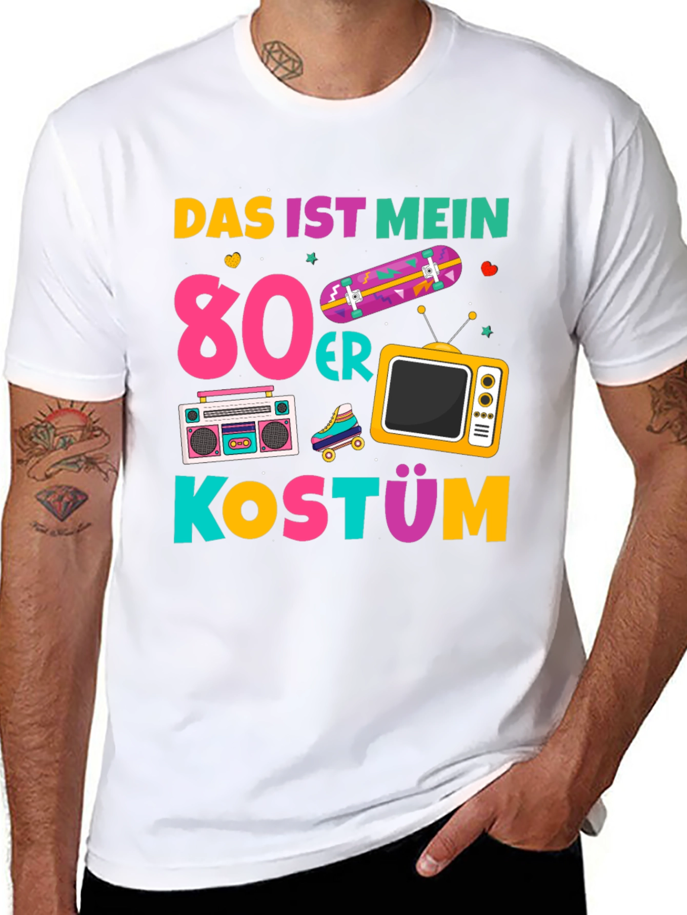 80s Costume T-Shirt - Retro Style