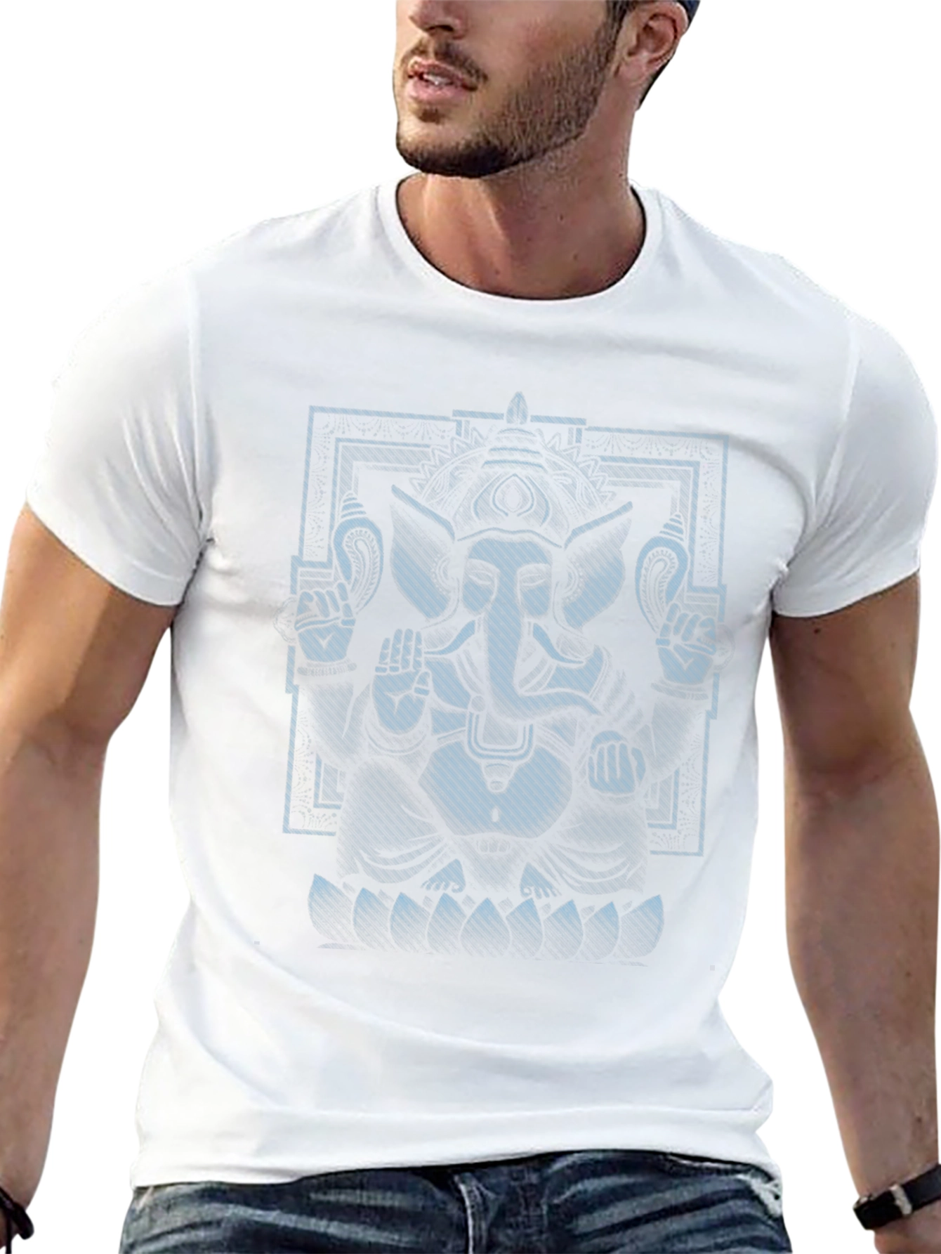 Ganesh Graphic Tee - Cool Spiritual T-Shirt