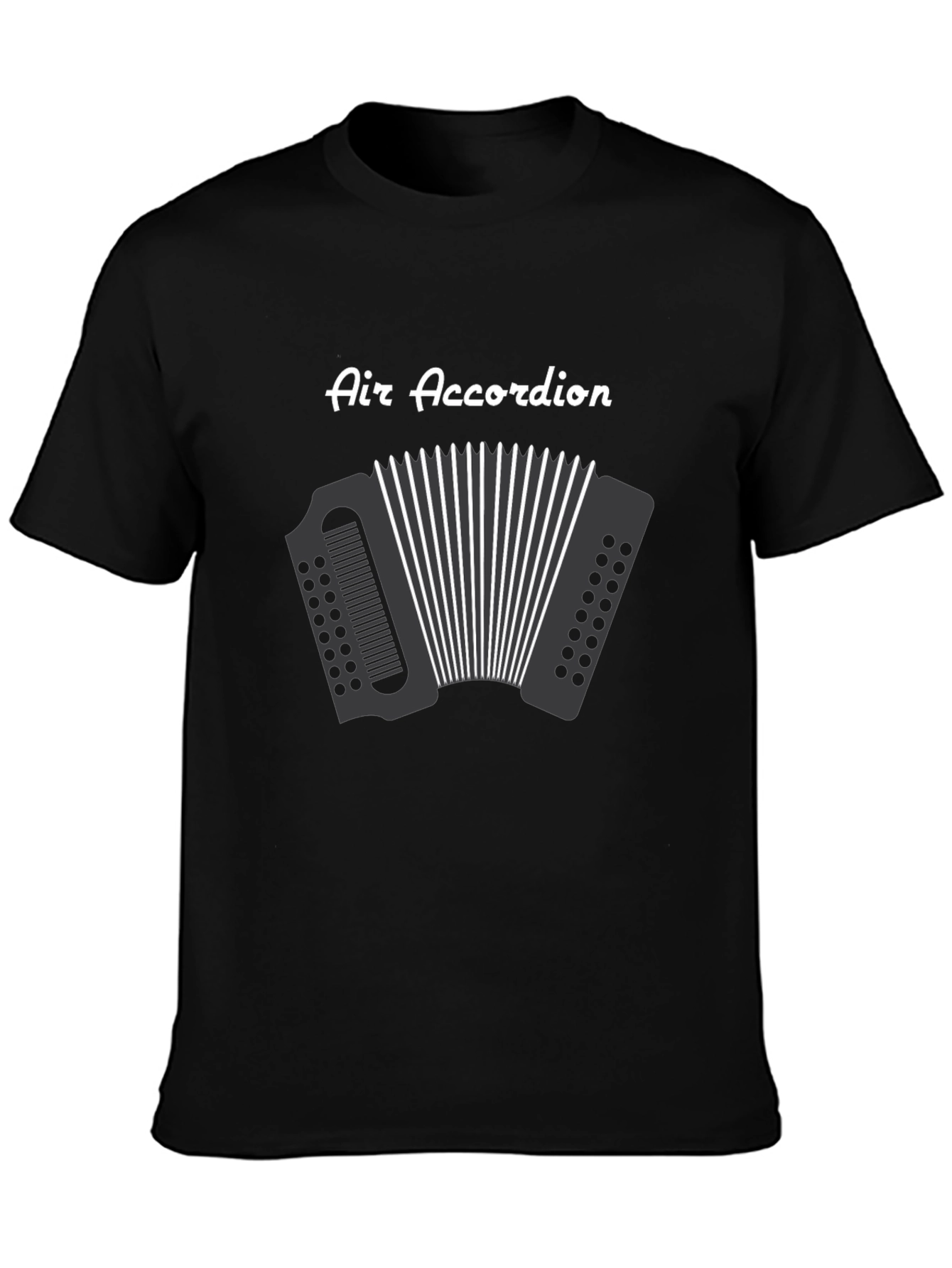 Air Accordion Black Graphic Tee