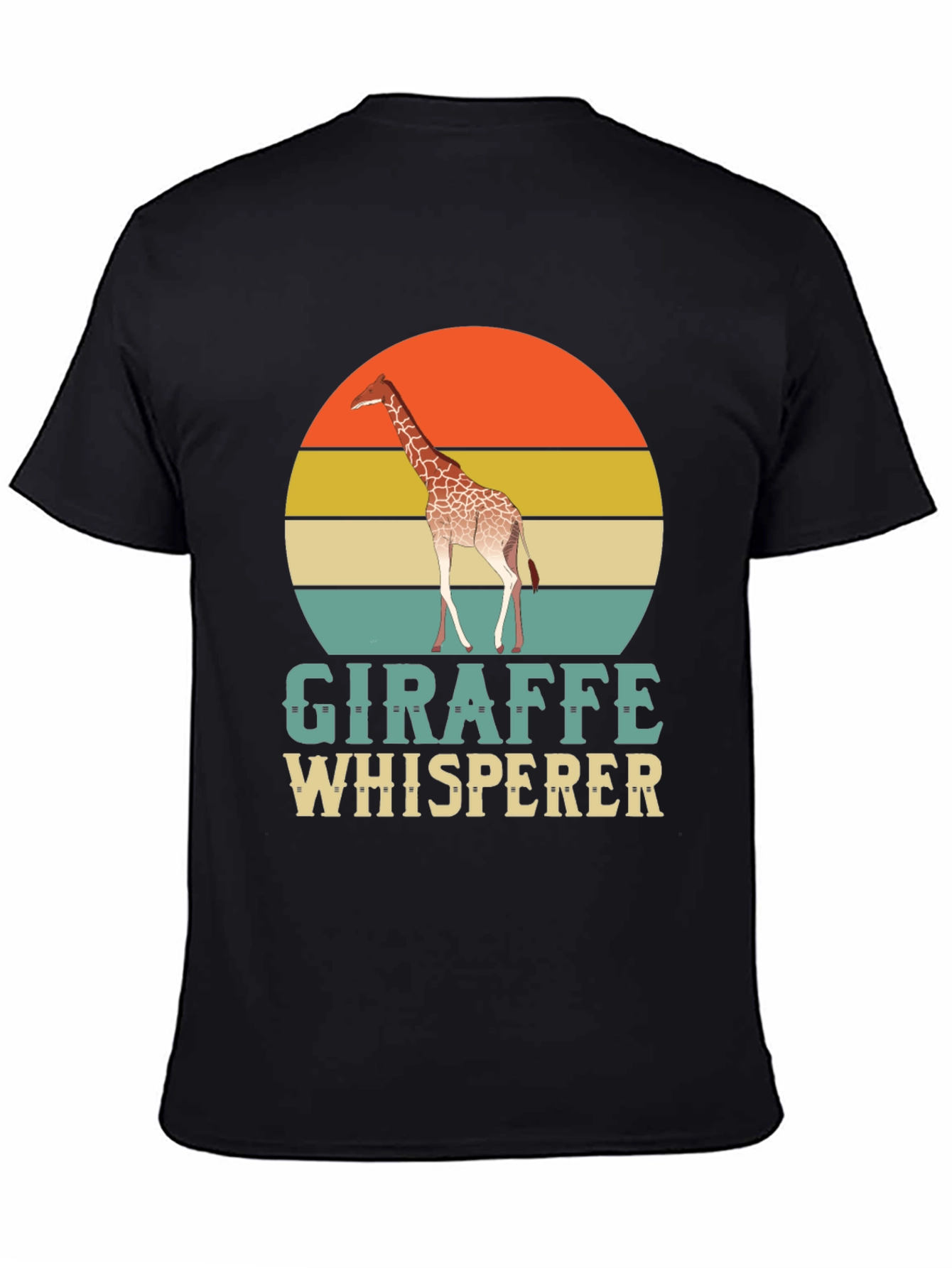 Giraffe Whisperer T-Shirt - Retro Style Animal Lover Tee