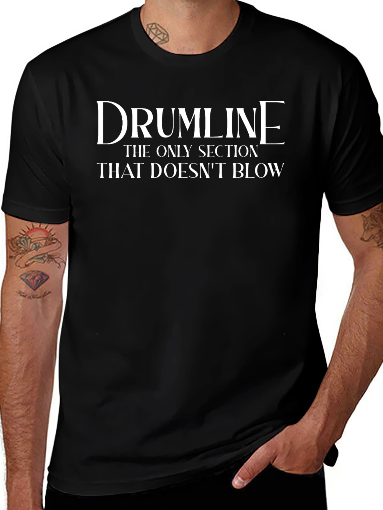 Drumline T-Shirt - The Only Section That Doesnt Blow