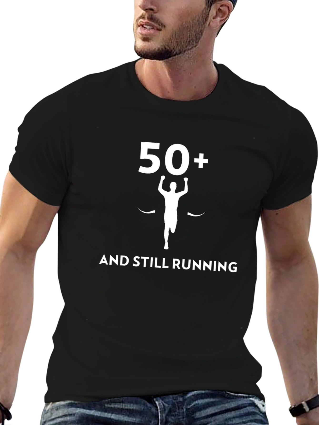 50+ and Still Running Graphic T-Shirt