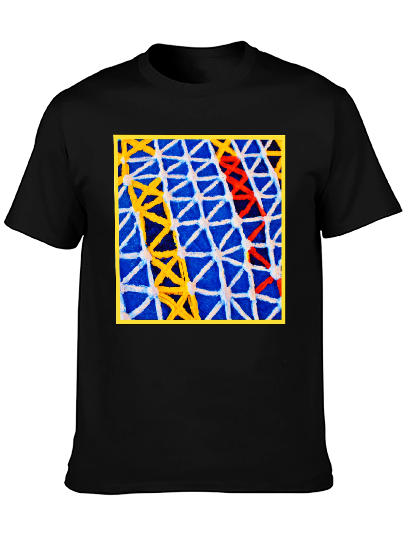 Abstract Geometric Art T-Shirt - Bold Pattern Tee