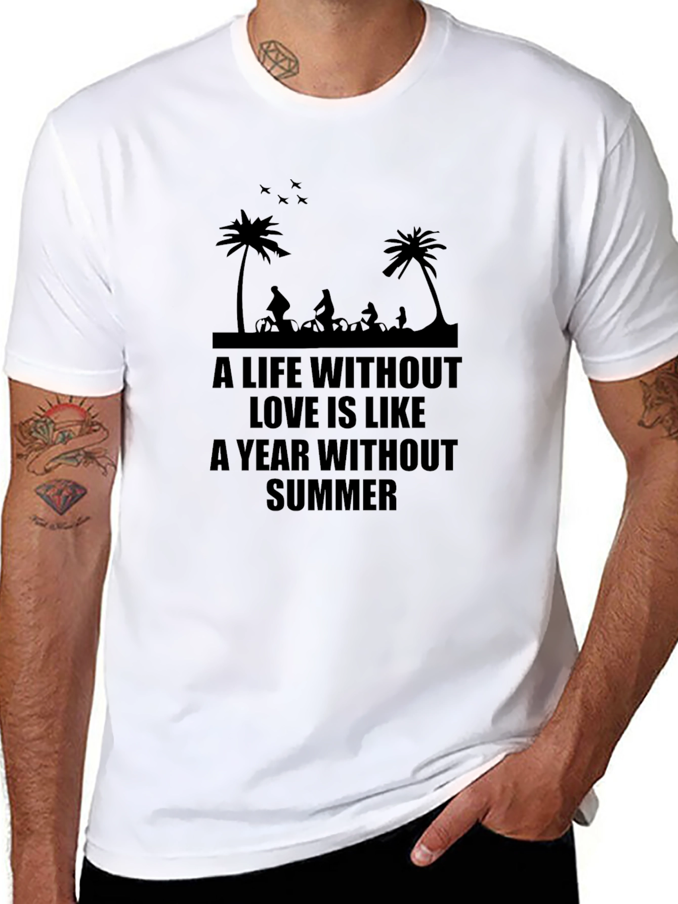 A Life Without Love Summer Graphic Tee