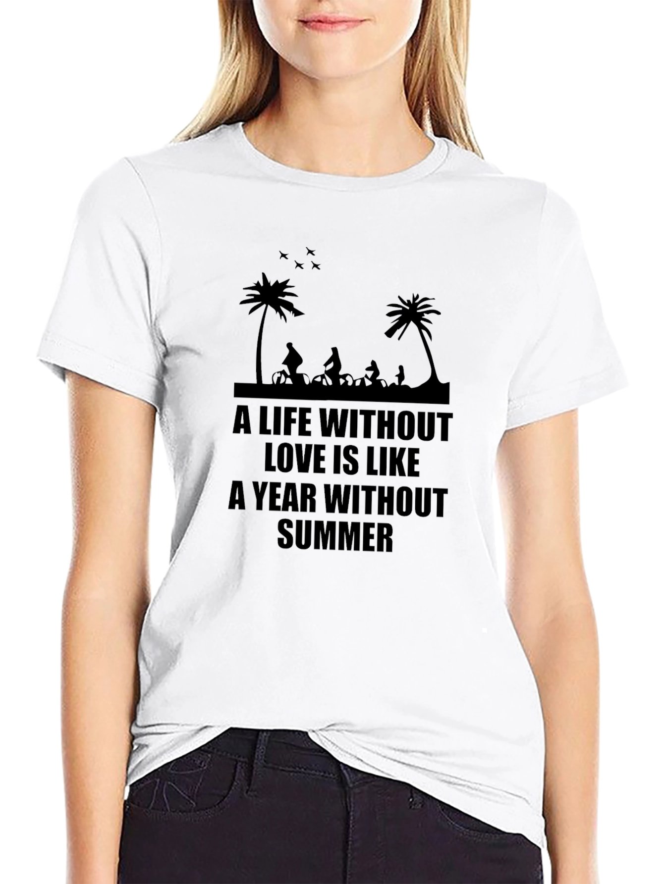 A Life Without Love Summer Graphic Tee