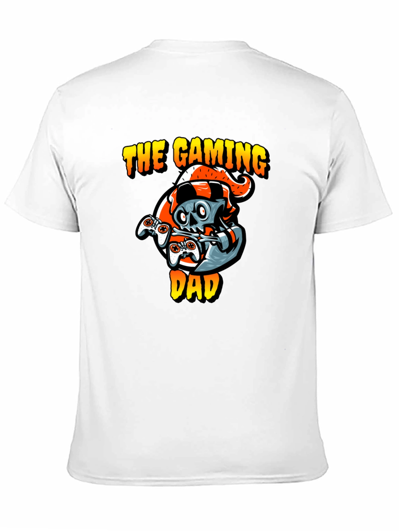 Gaming Dad T-Shirt - Gamer Skull Design