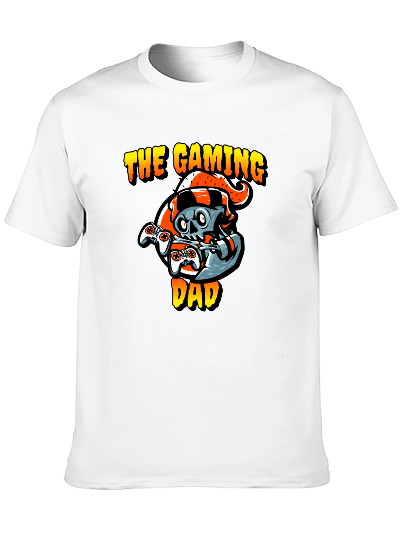 Gaming Dad T-Shirt - Gamer Skull Design