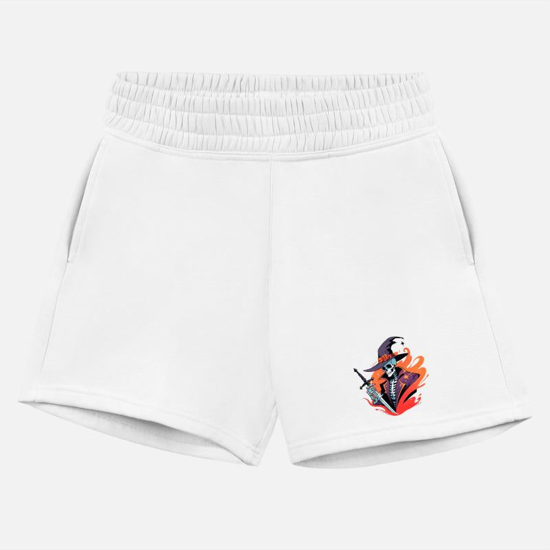 a Illustration of a skeleton a wizard Halloween