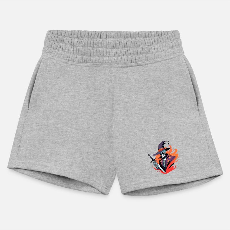 a Illustration of a skeleton a wizard Halloween