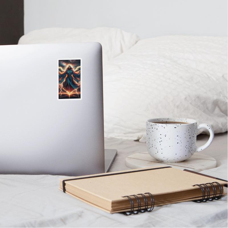 A mighty creature in the form of an angel with