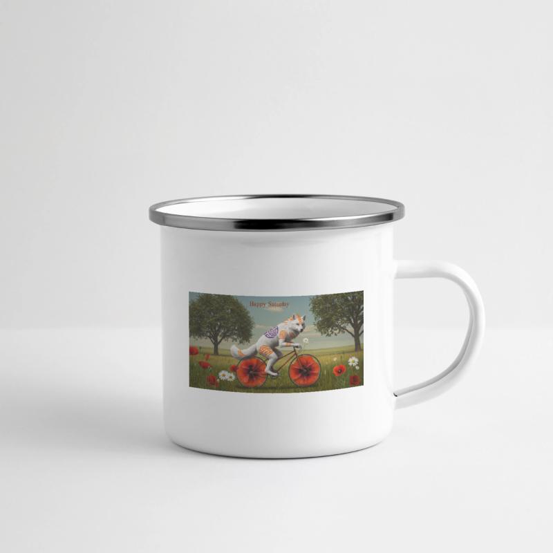 A striking anthropomorphic white wolf