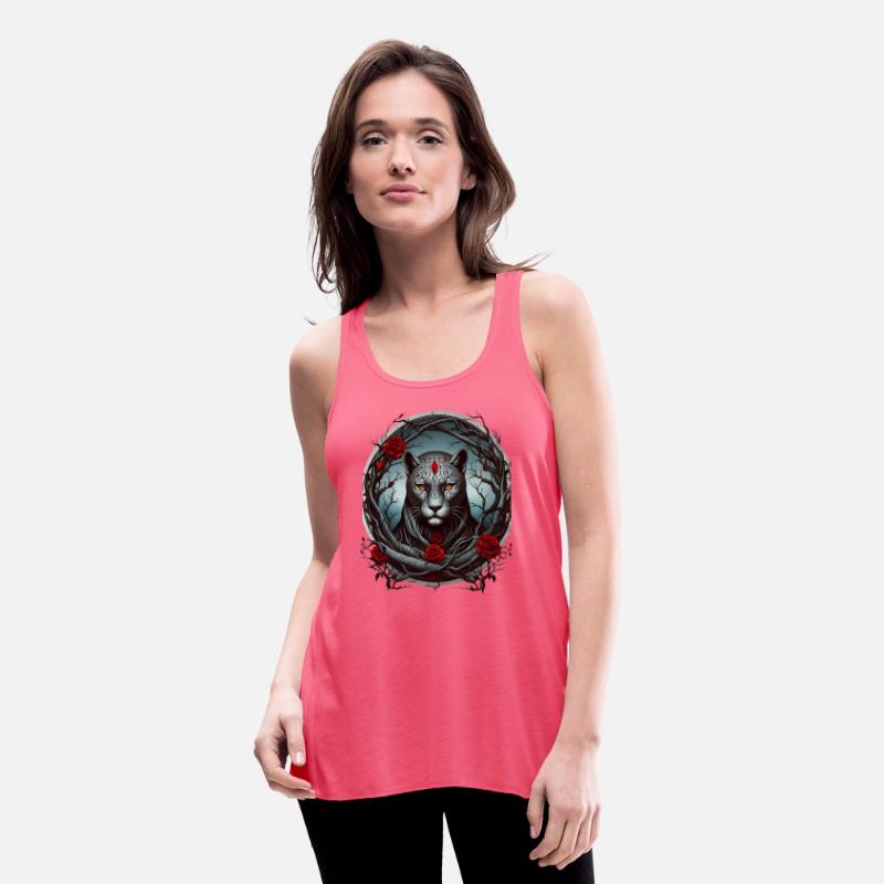 A striking illustration of a panther