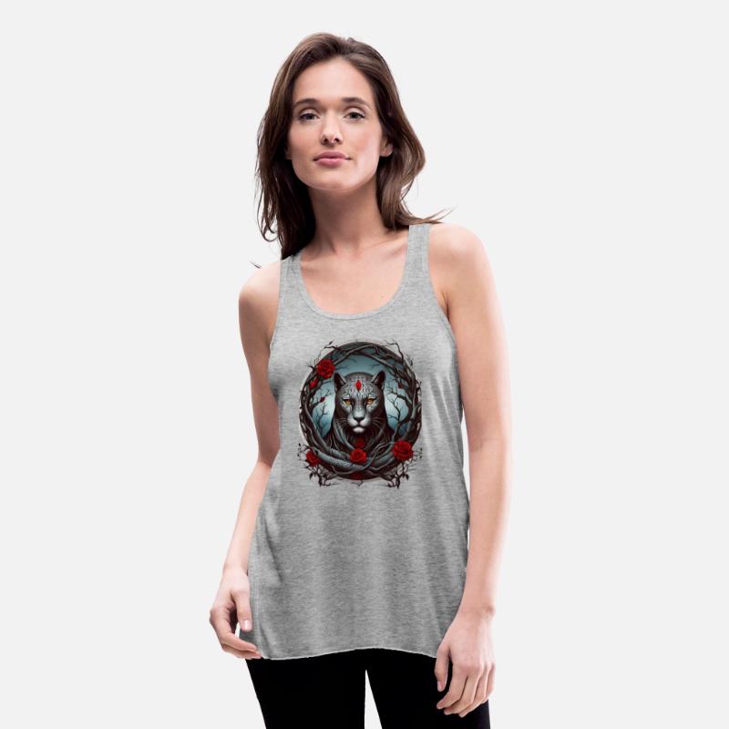 A striking illustration of a panther