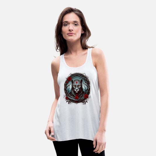 A striking illustration of a panther