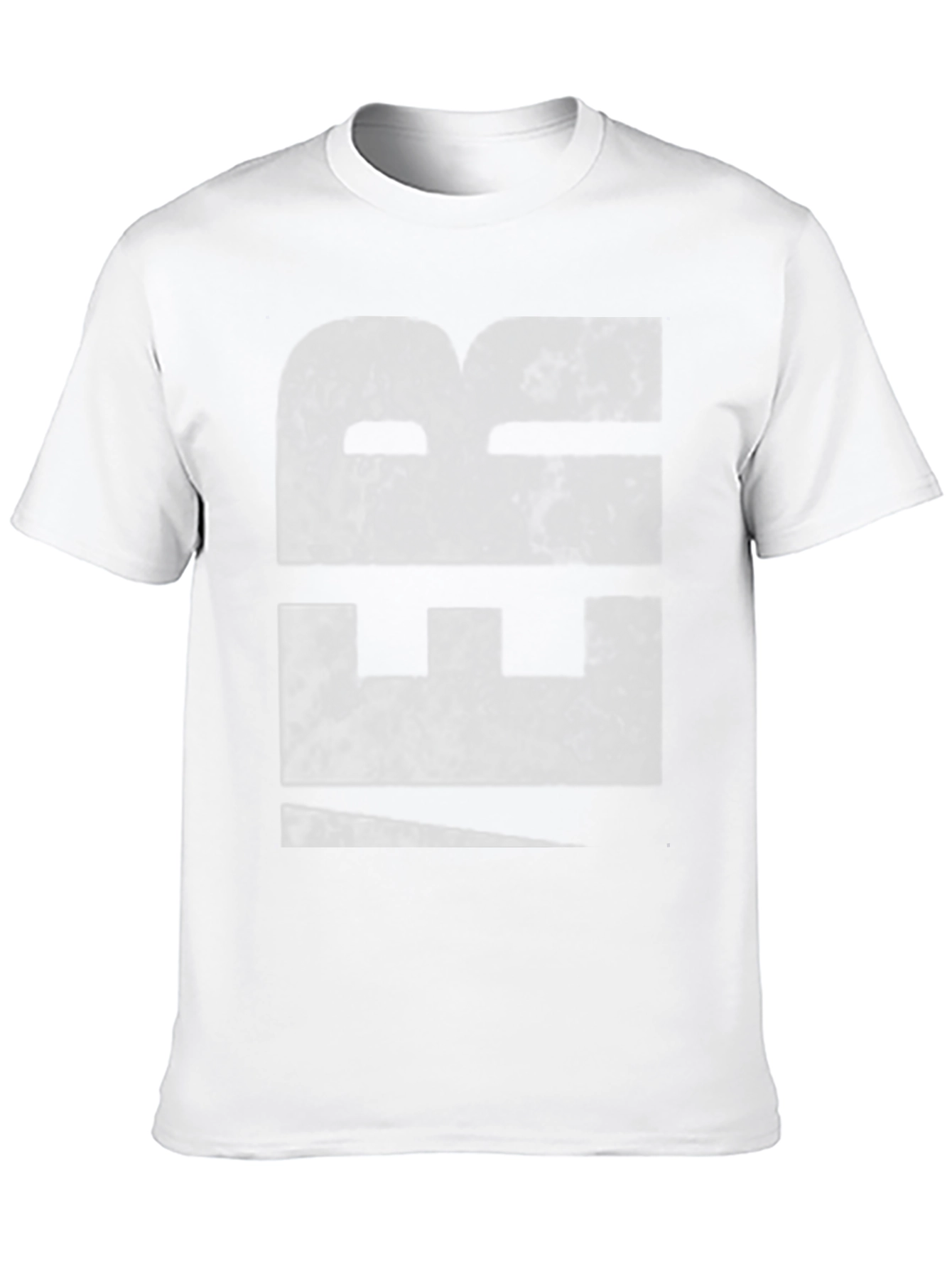 Abstract Geometric Print T-Shirt - Casual Graphic Tee