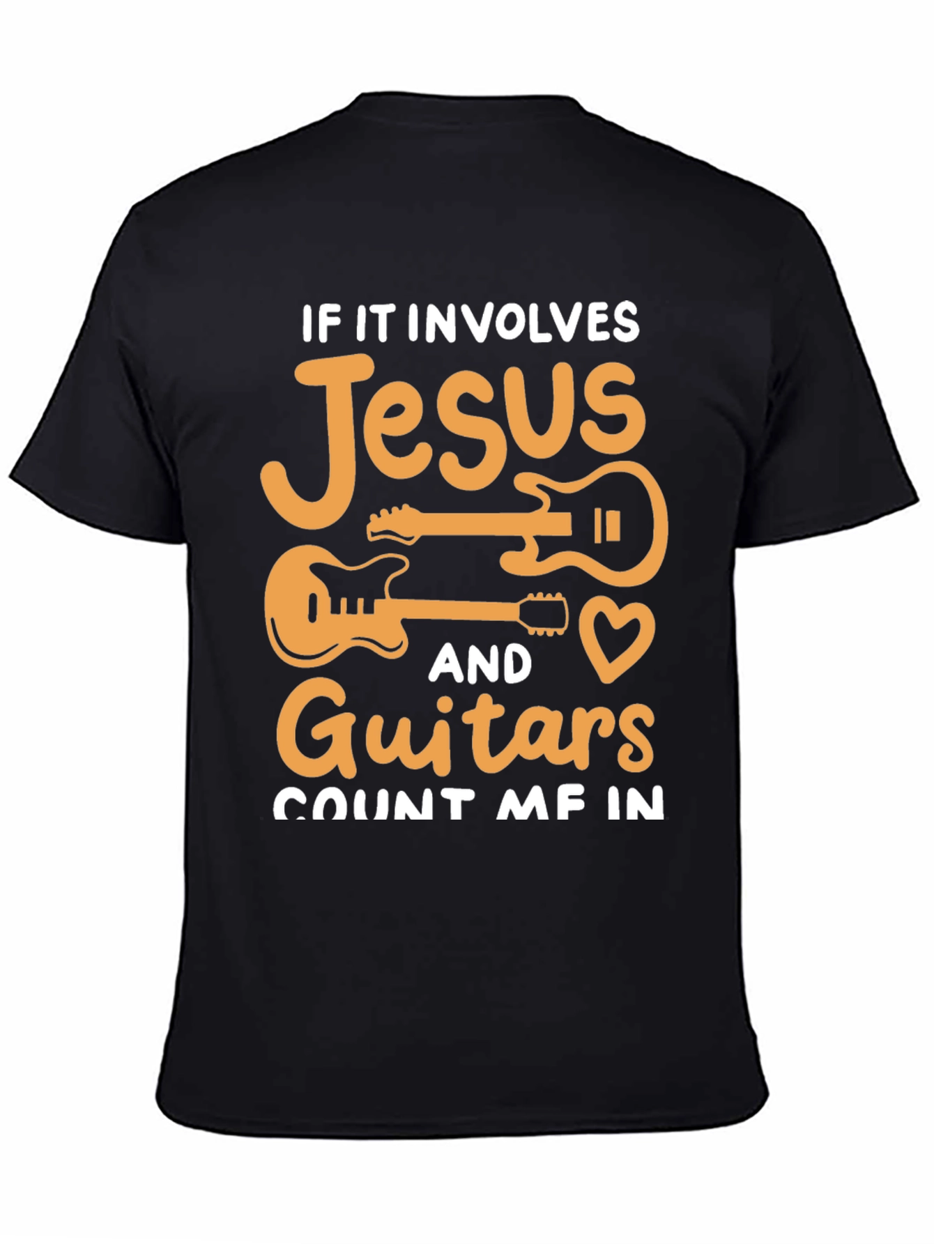 Jesus and Guitars Graphic Tee