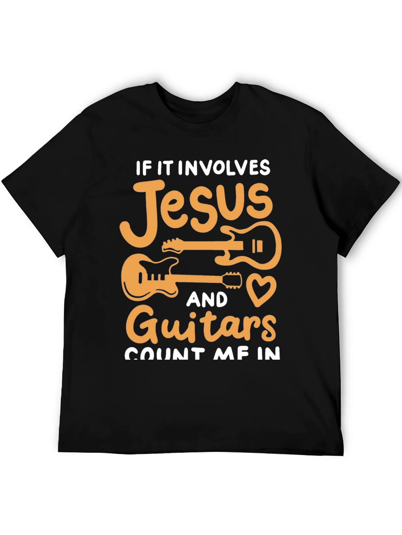 Jesus and Guitars Graphic Tee