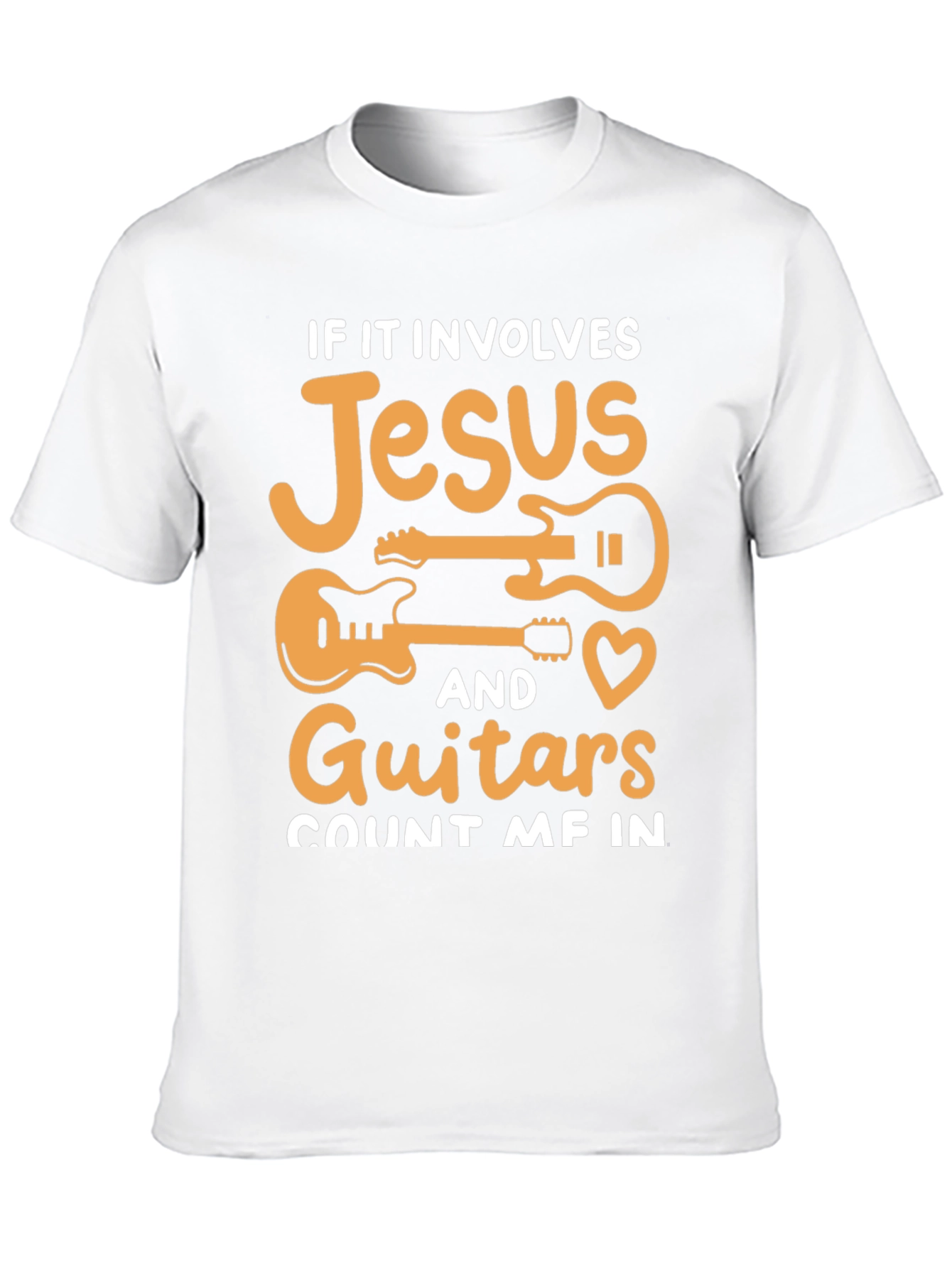 Jesus and Guitars Graphic Tee