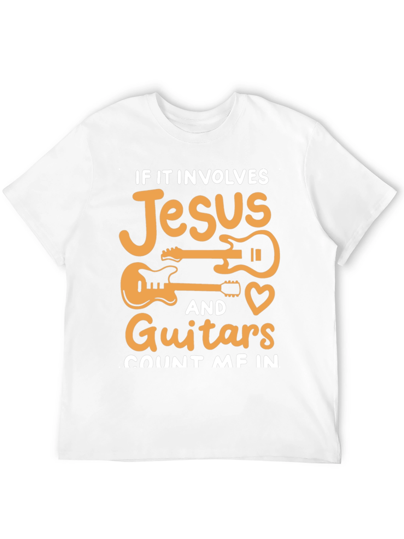 Jesus and Guitars Graphic Tee