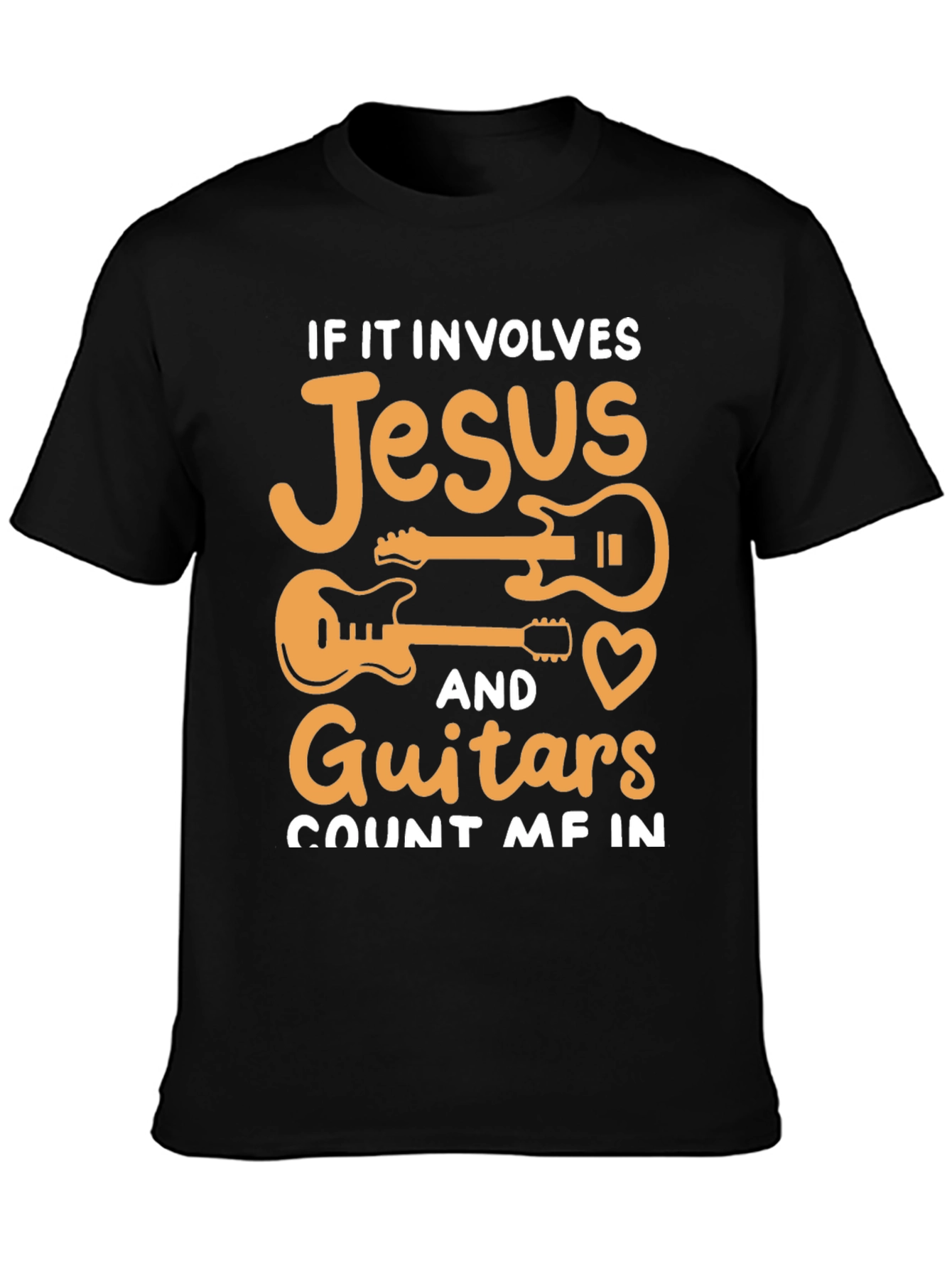 Jesus and Guitars Graphic Tee