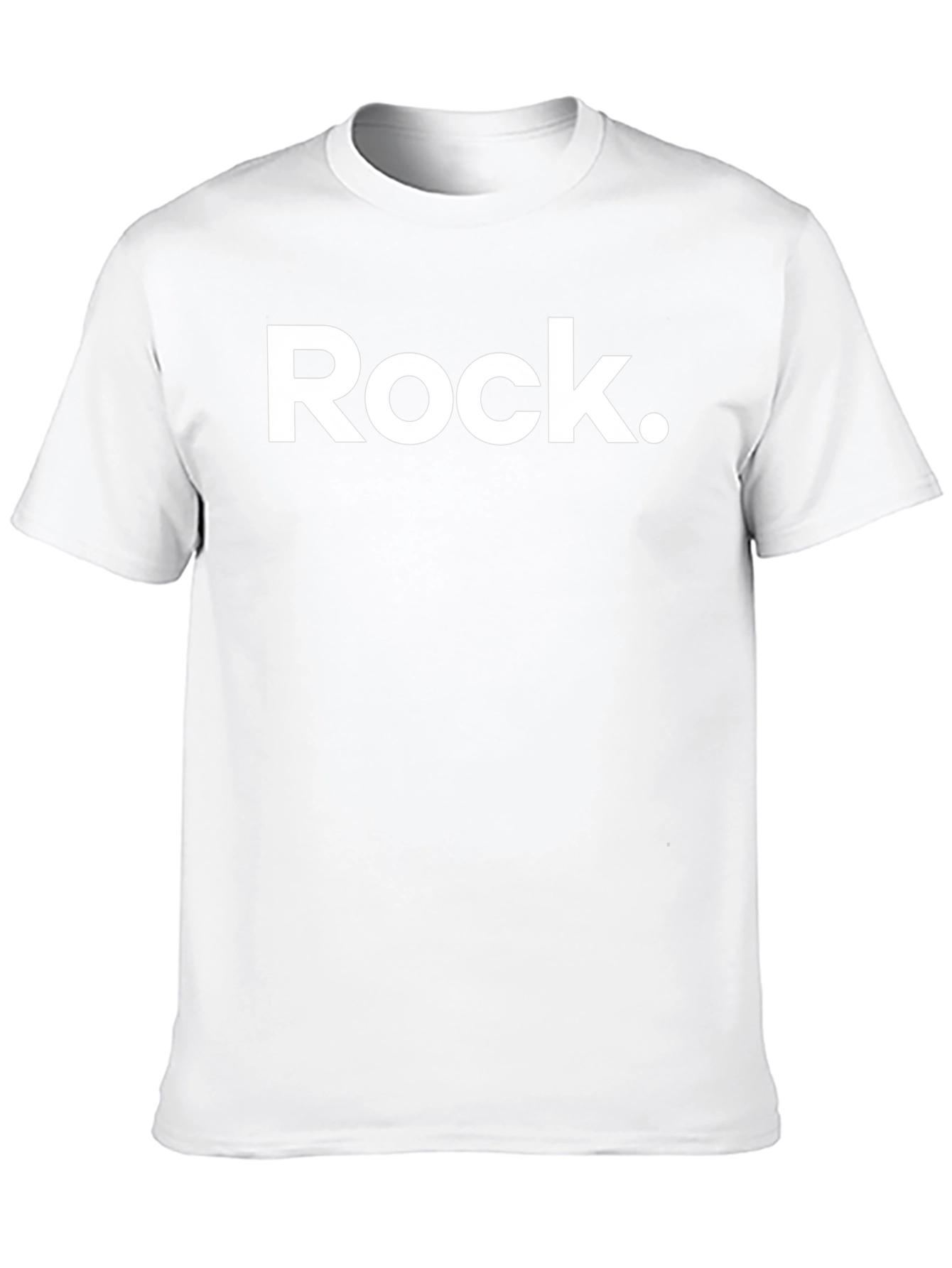 Rock Graphic Tee - Cool Black Cotton T-Shirt