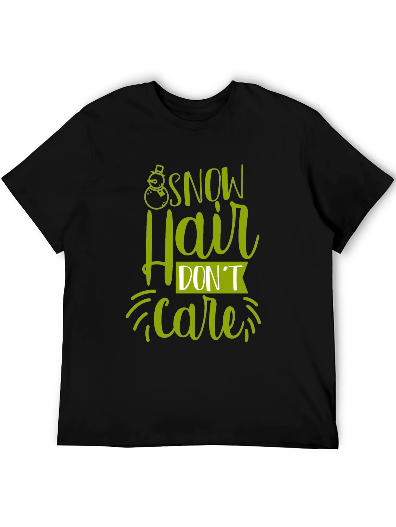 Snow Hair Dont Care Graphic Tee