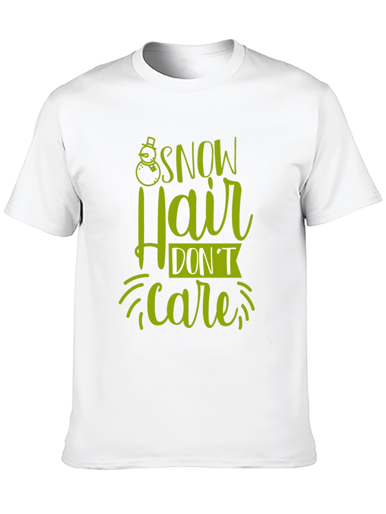 Snow Hair Dont Care Graphic Tee