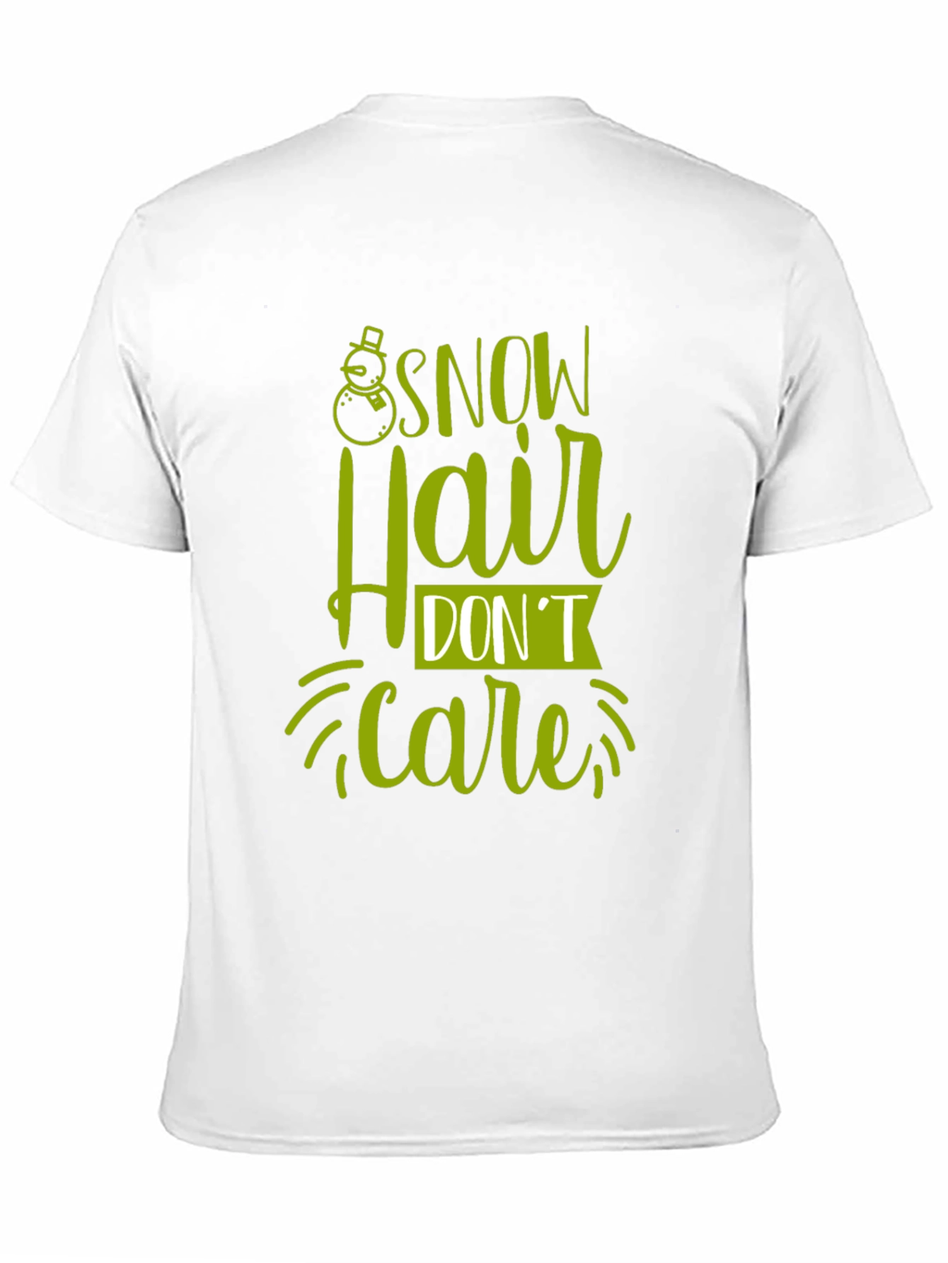 Snow Hair Dont Care Graphic Tee