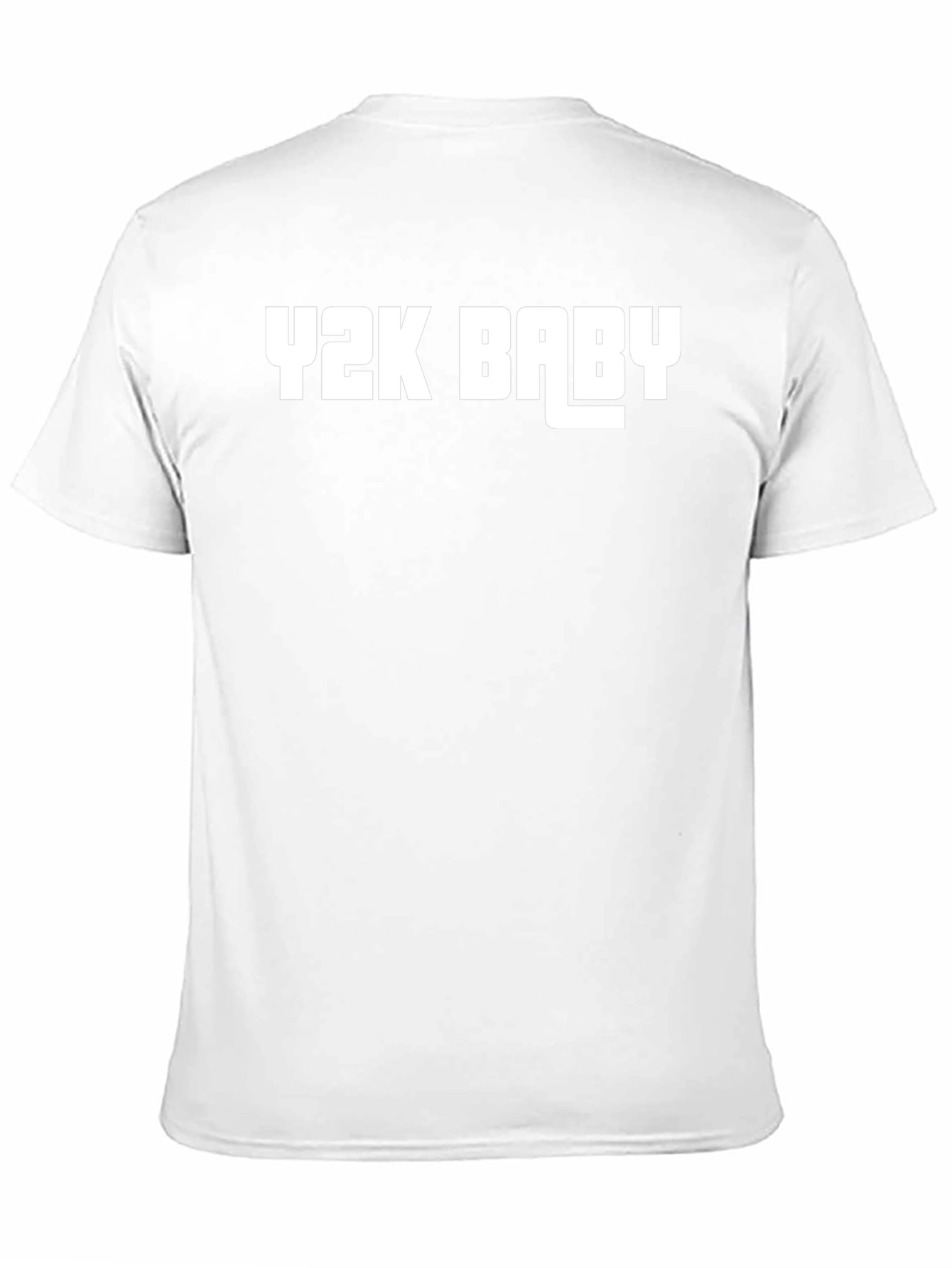 Y2K Baby Graphic Tee - Black Cotton Blend
