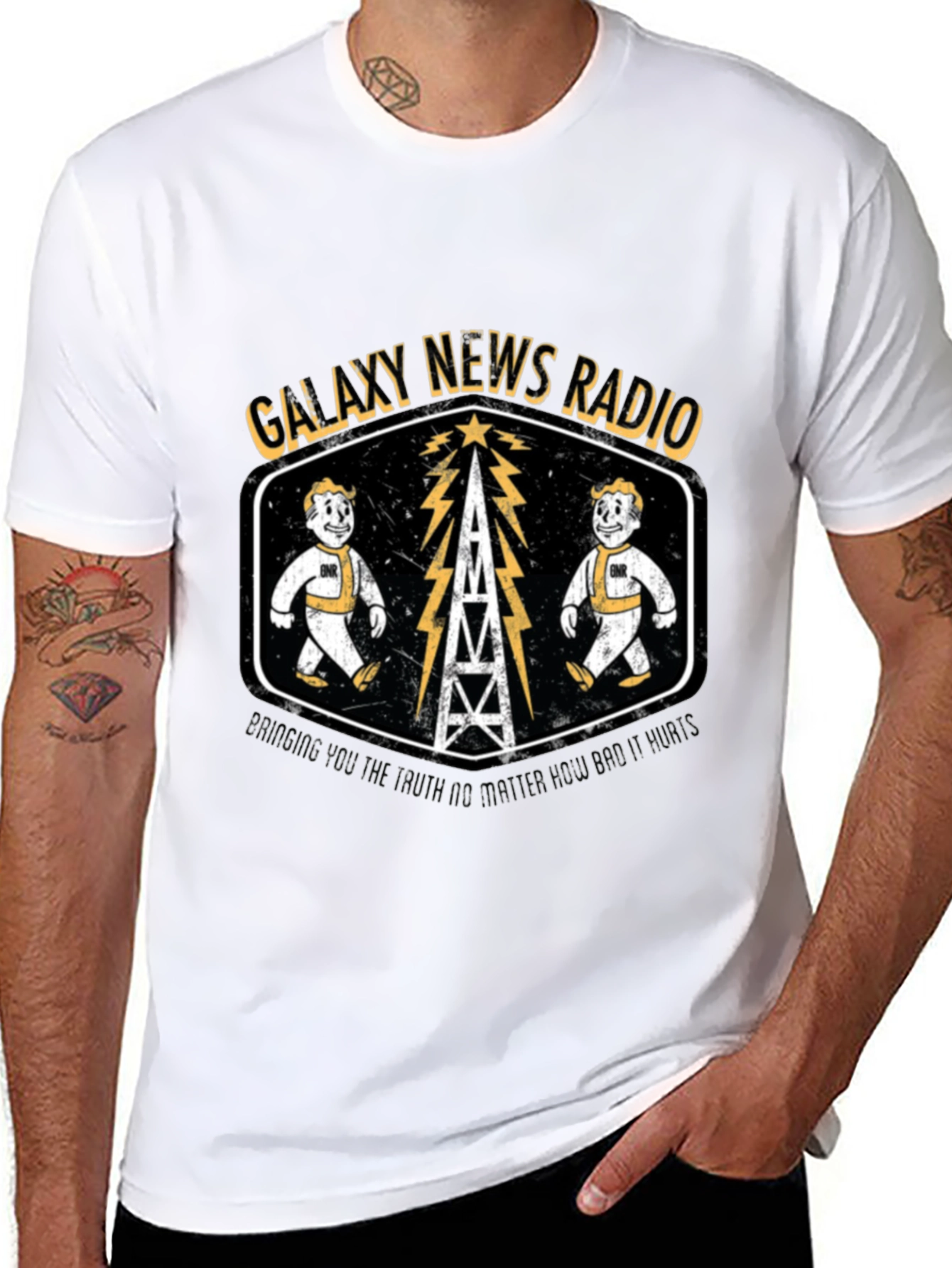Galaxy News Radio T-Shirt Fallout Inspired Design