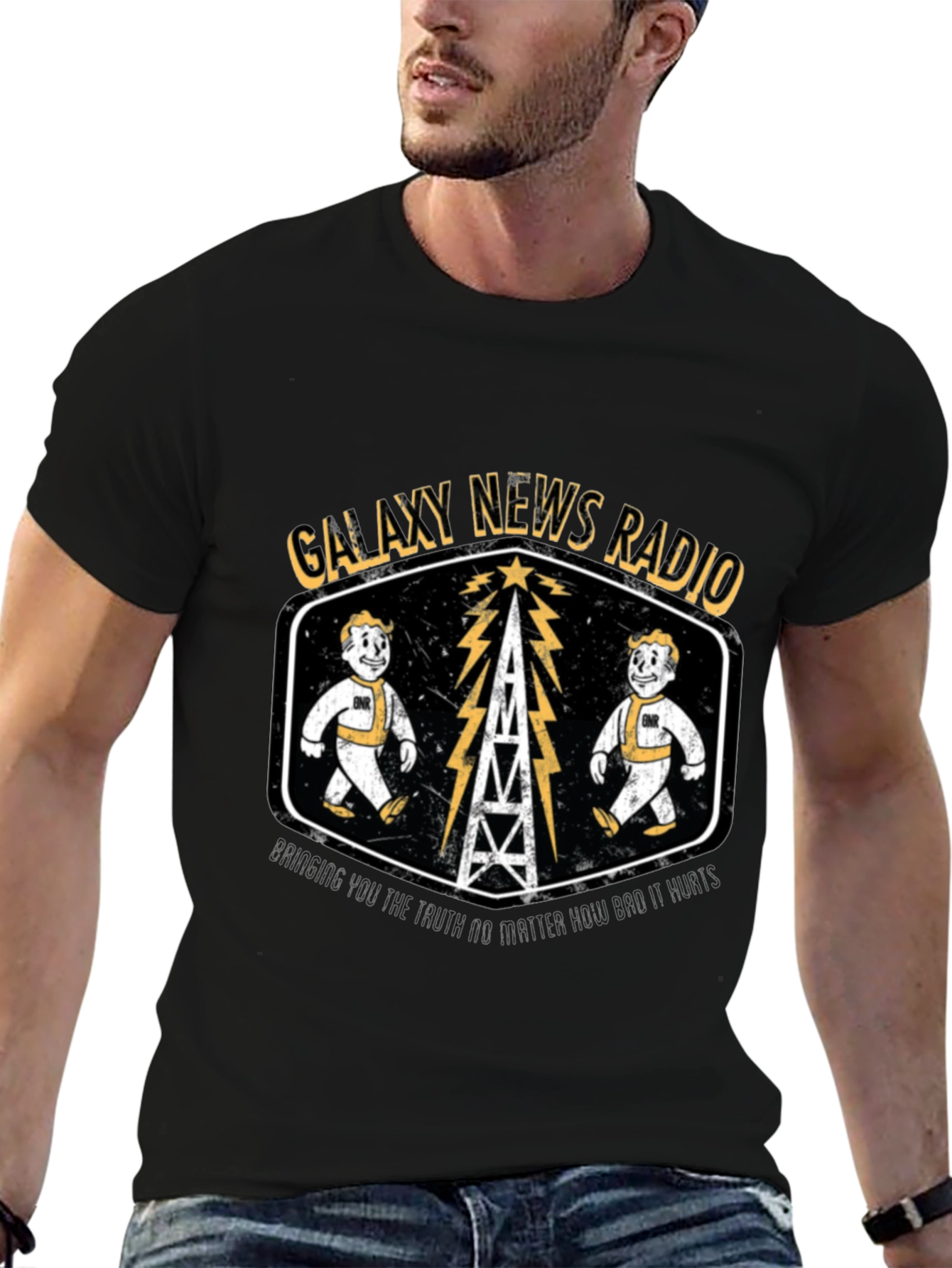 Galaxy News Radio T-Shirt Fallout Inspired Design