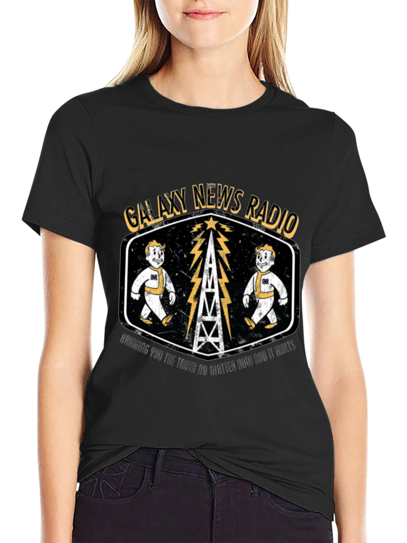 Galaxy News Radio T-Shirt Fallout Inspired Design