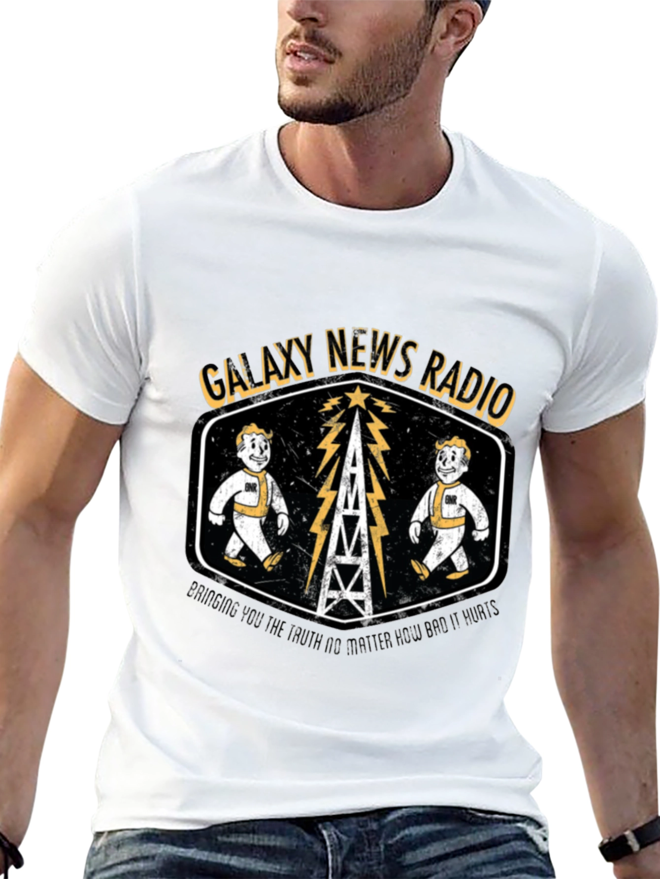 Galaxy News Radio T-Shirt Fallout Inspired Design
