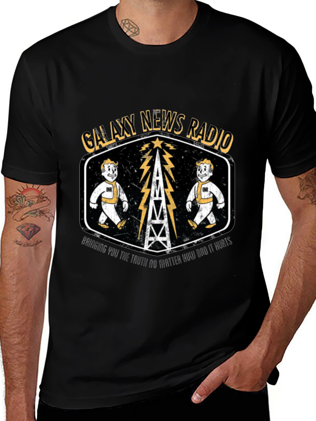 Galaxy News Radio T-Shirt Fallout Inspired Design