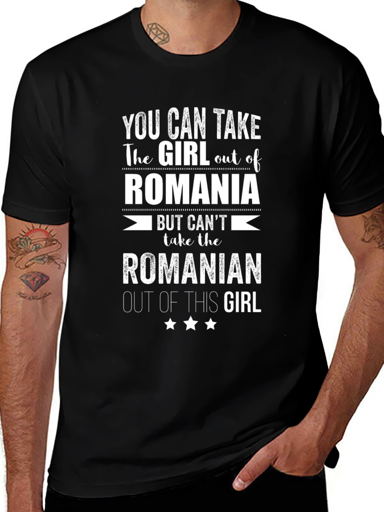 Romania Pride T-Shirt - Romanian Girl Gift