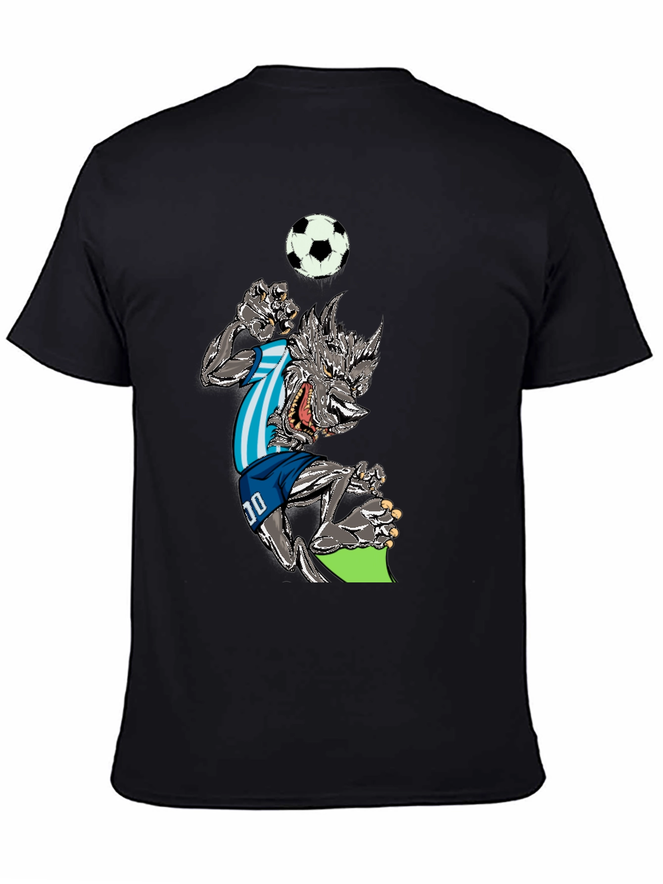 Soccer Wolf Graphic T-Shirt
