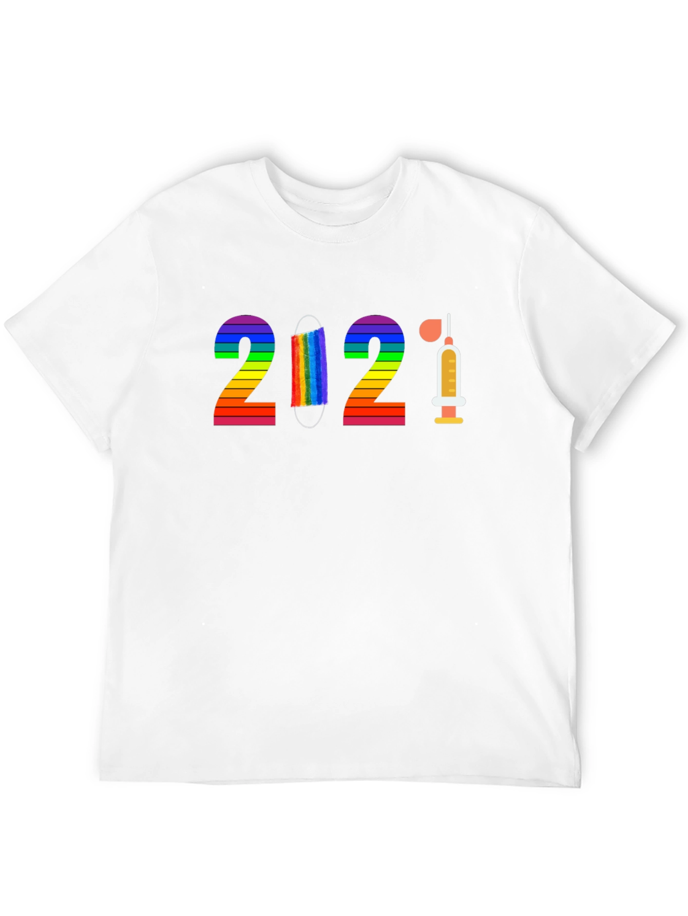 2021 Rainbow Graphic Tee