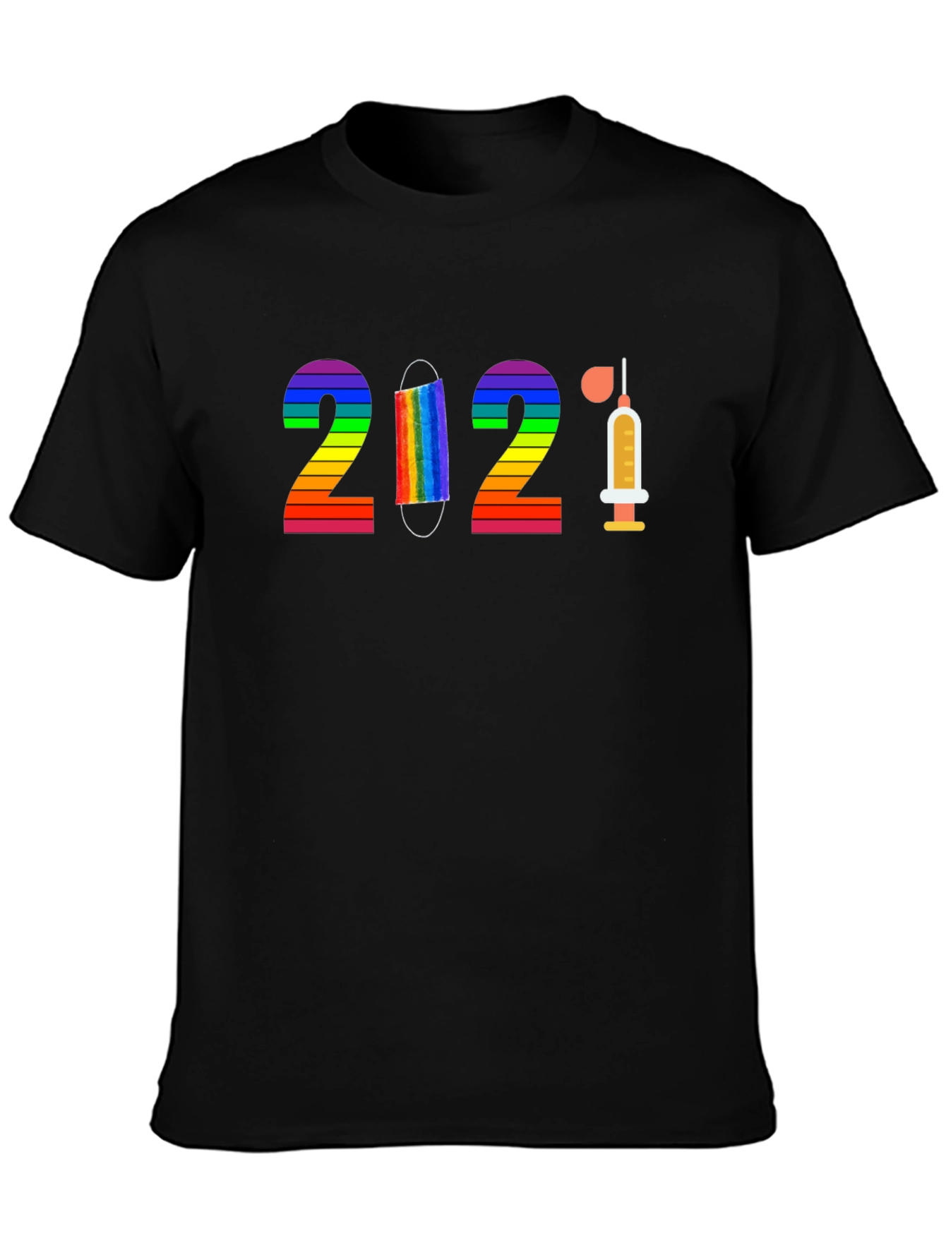 2021 Rainbow Graphic Tee