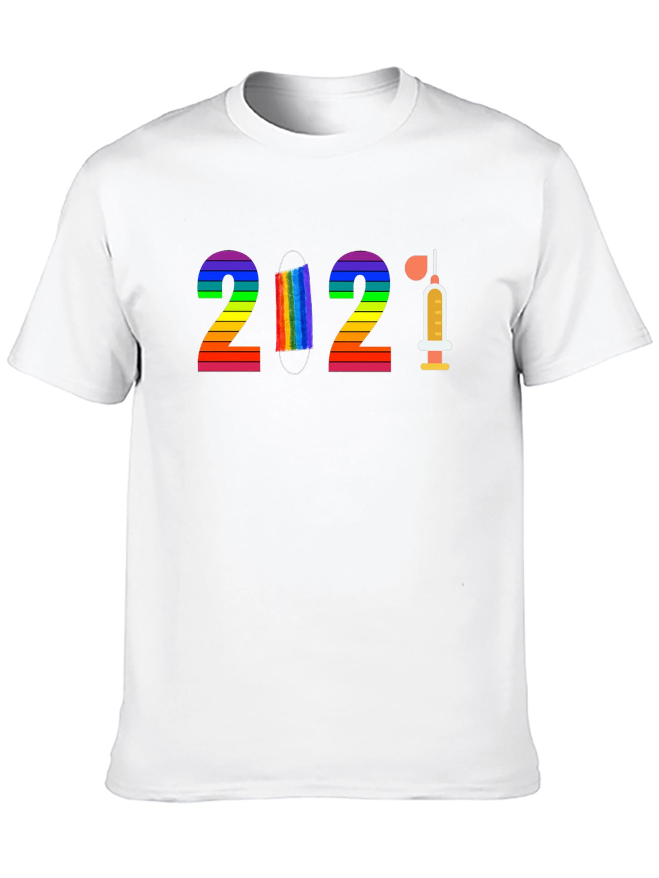 2021 Rainbow Graphic Tee