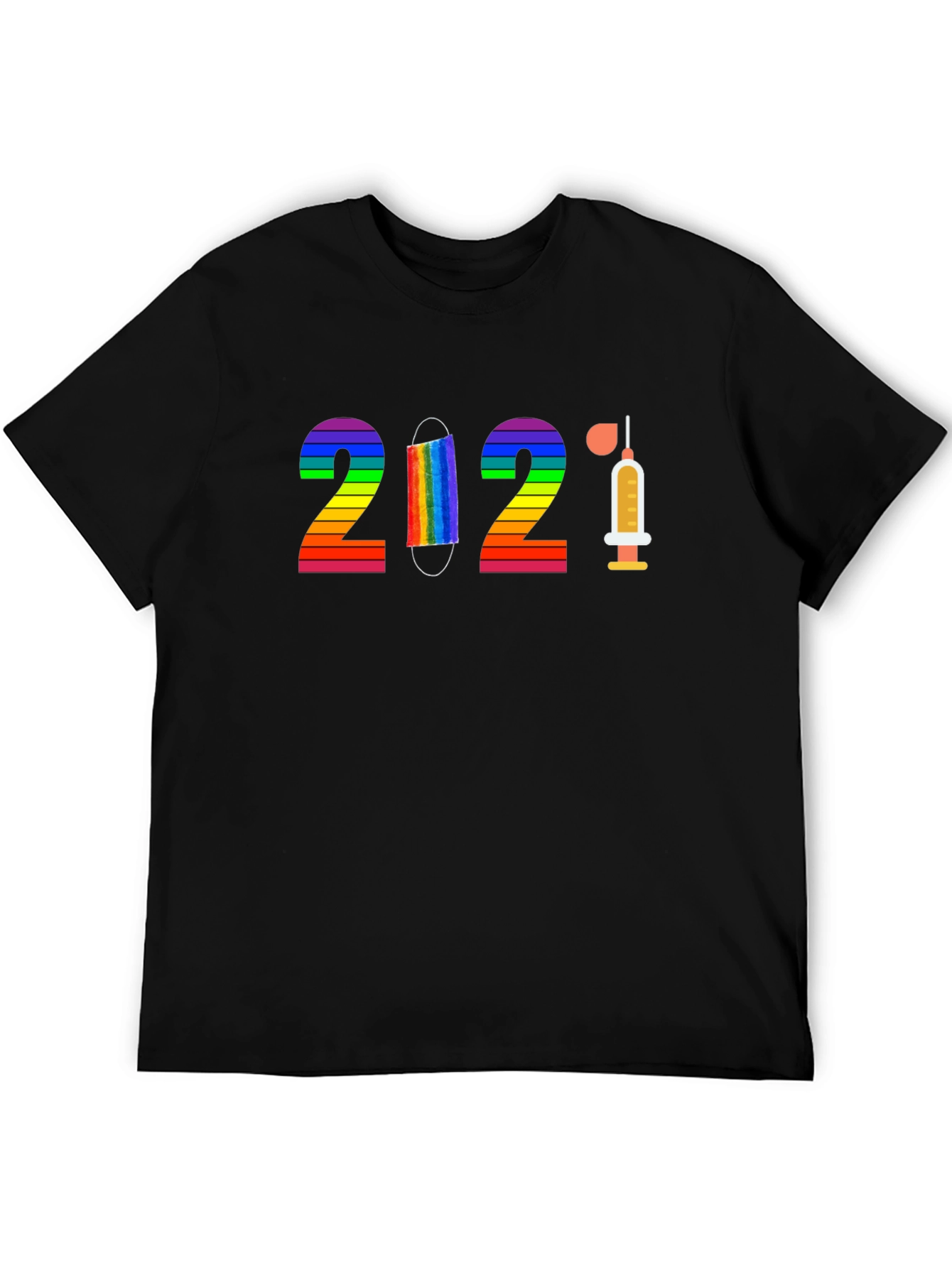 2021 Rainbow Graphic Tee