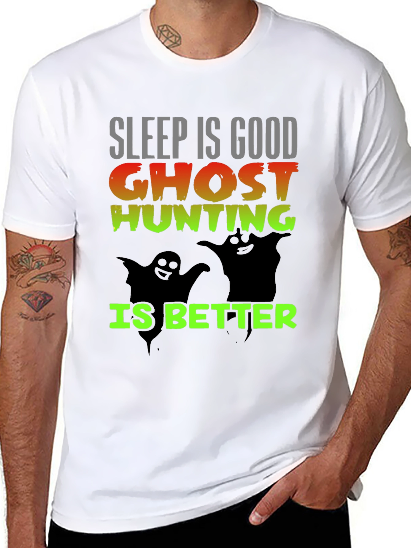 Sleep Is Good Ghost Hunting Is Better Tee