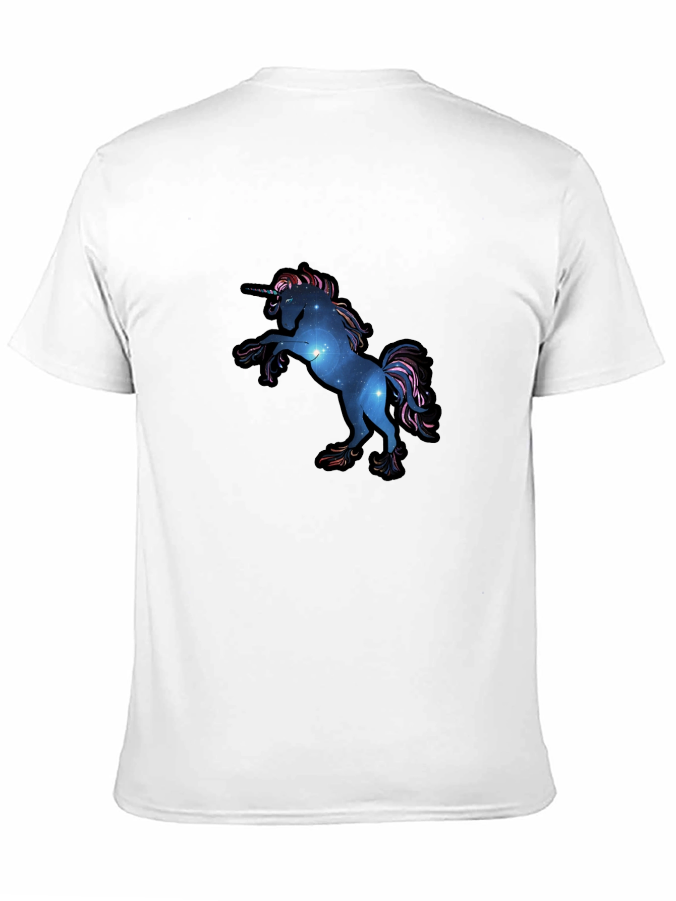 Galaxy Unicorn Black T-Shirt