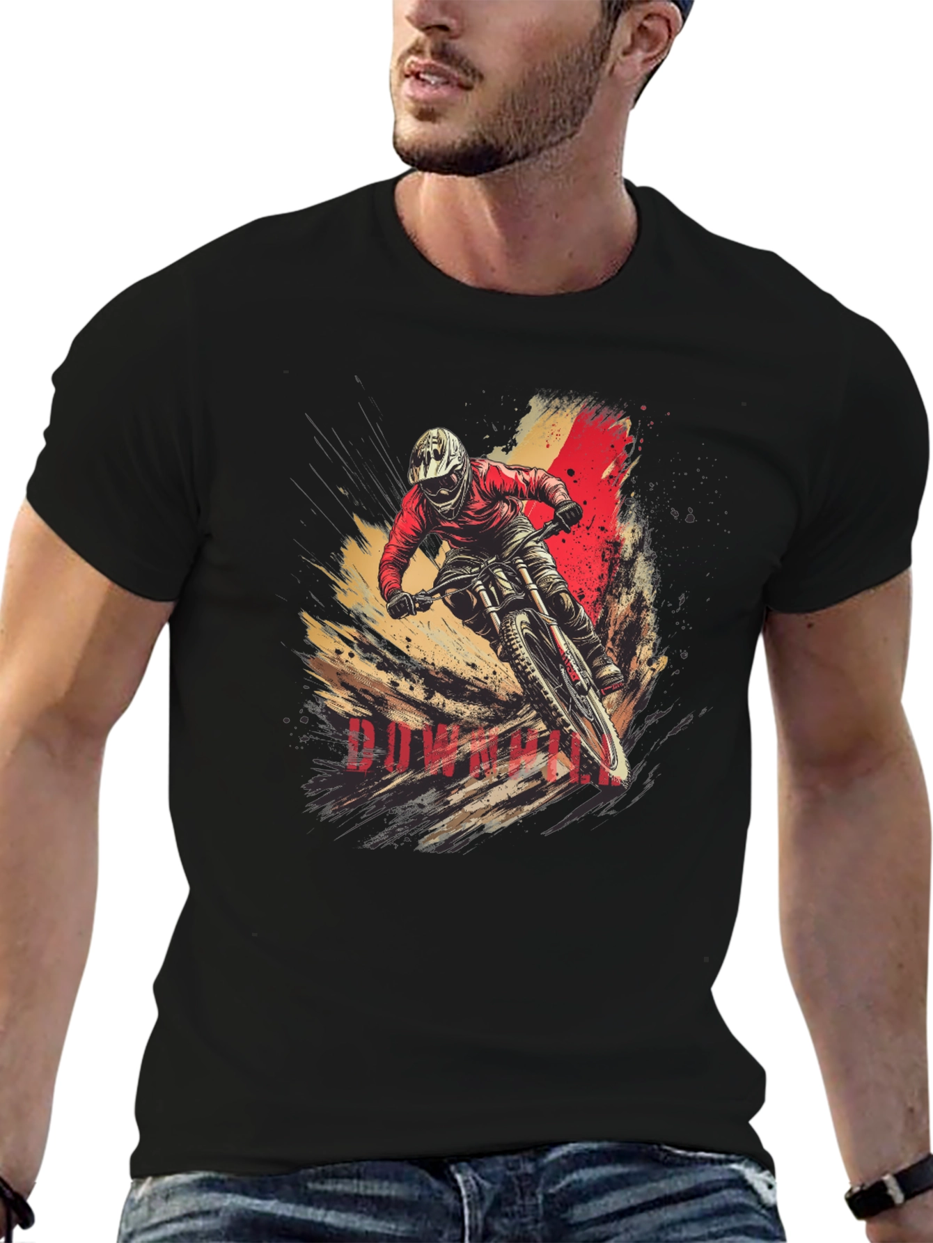 Downhill Mountain Bike T-Shirt