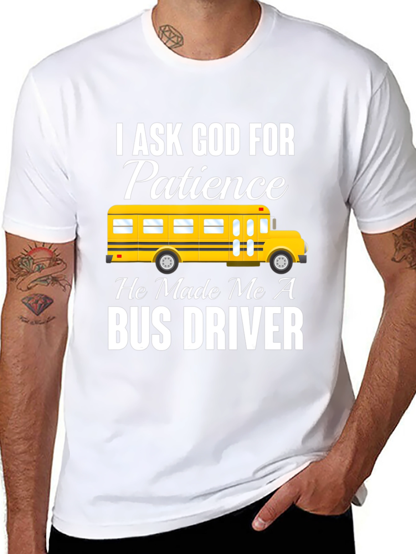 Bus Driver Patience Graphic Tee