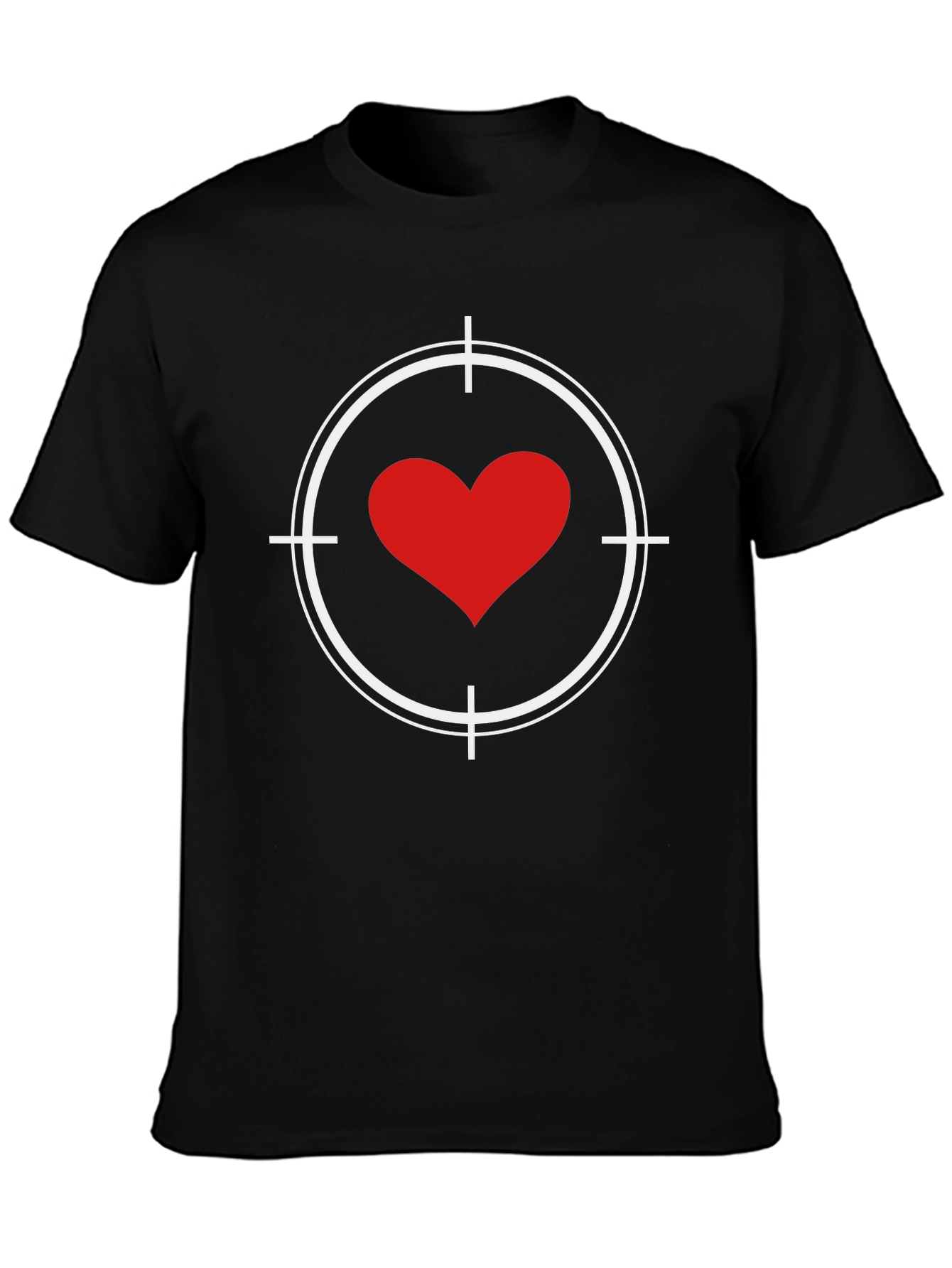 Heart Target Graphic Tee - Love is the Aim!