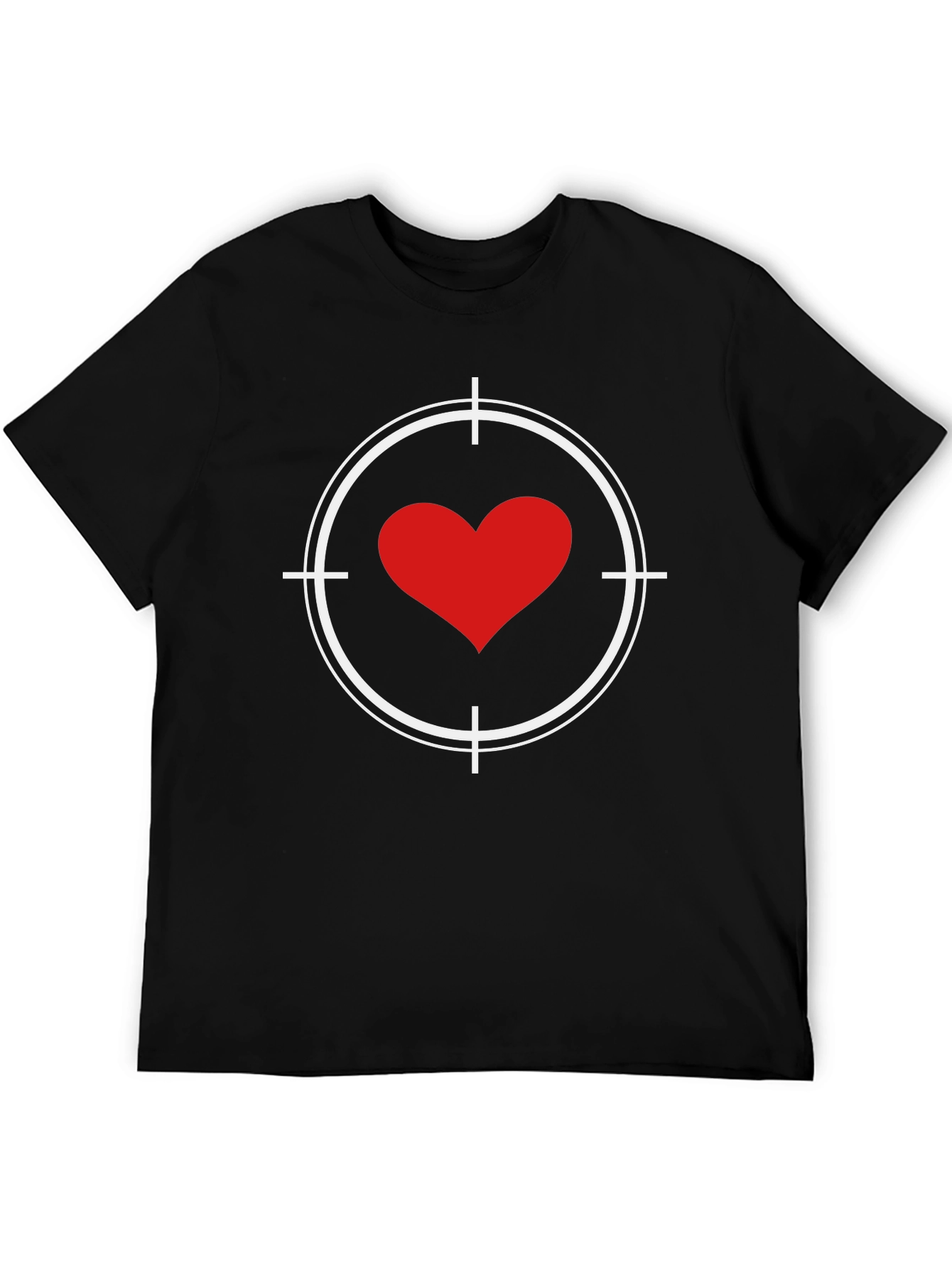 Heart Target Graphic Tee - Love is the Aim!